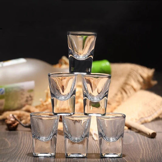 10ml/20ml/30ml/31ml Luxury Crystal Glass Cup 4pcs Vodka Glass High-end Gifts Hard Liquor Transparent Shot Glass Bar Bullet Cup
