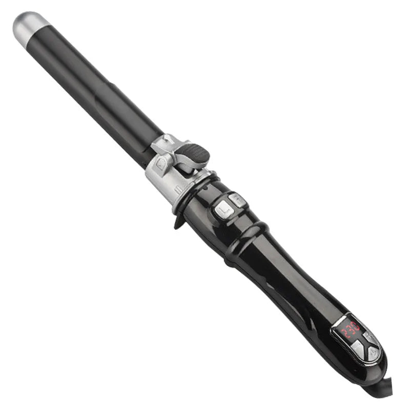Automatic Hair Curler 1.1inches Rotating Curling Iron with LED Display Fast Heating Curling Wand Hair Curler for Home&Travel Use