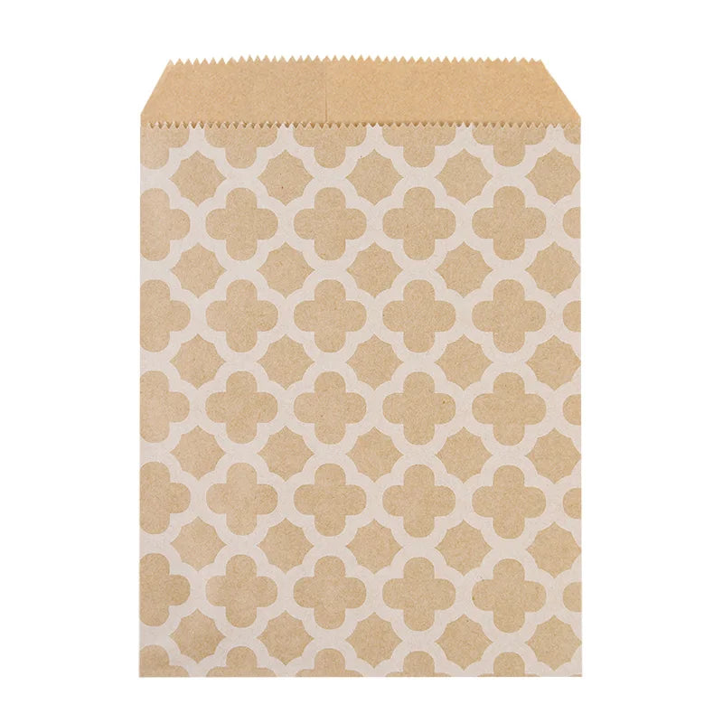 25/50pcs 13x18cm Thank You Kraft Paper Candy Bags Wedding Favors Biscuit Packaging Bag For Guest Birthday Party Decor Gift Pouch