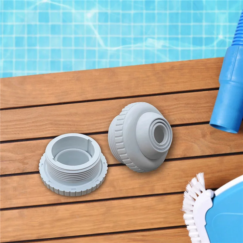 ABJI-8X Swimming Pool Spa Return Jet Fitting Massage Nozzle Inlet Outlet Bath Tub Nozzle With Adjustable Jet Eyeball