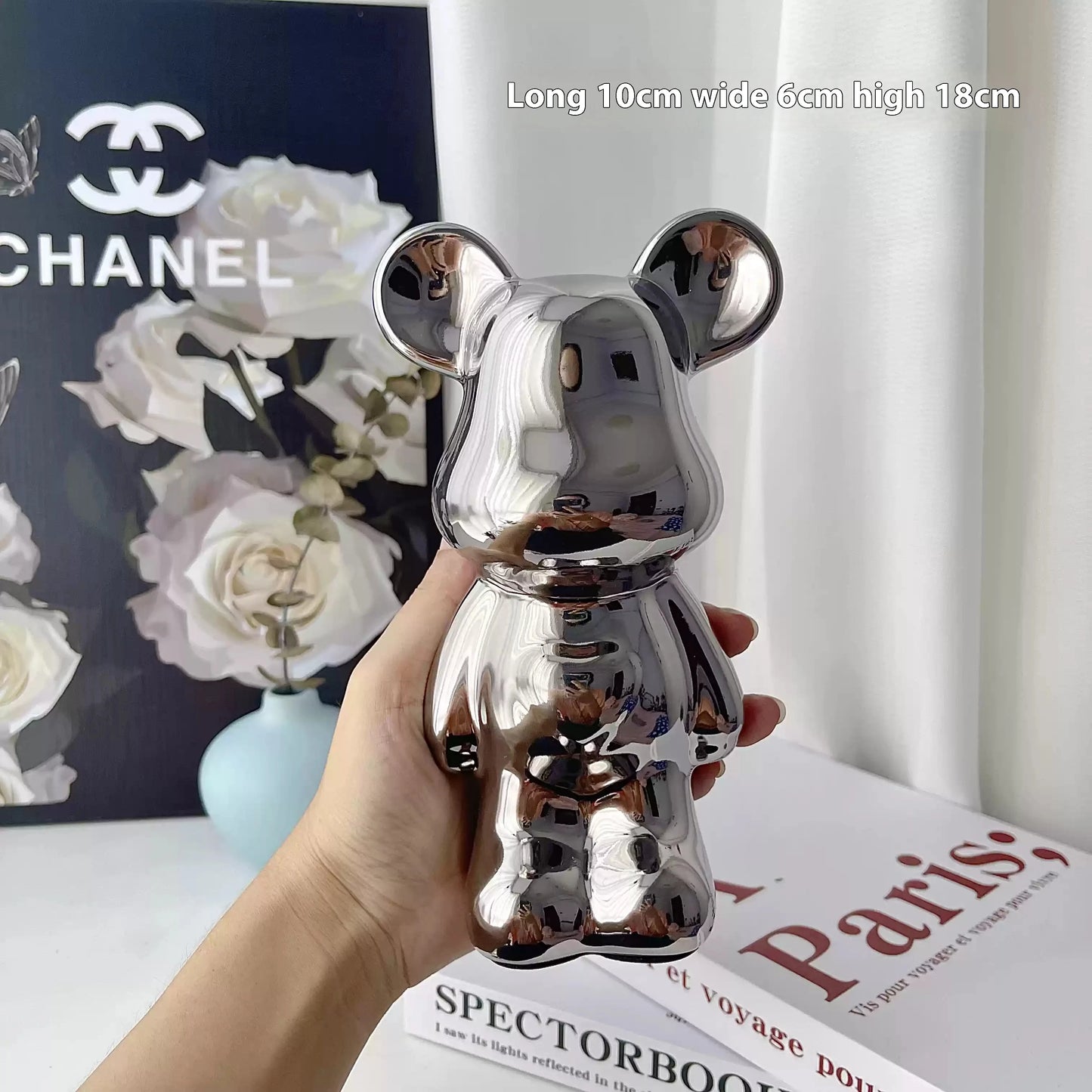 Light Luxury Bear Ornament, High-End Ceramic Living Room Foyer, Tv Cabinet, Piggy Bank, Home Decoration, Gift Giving