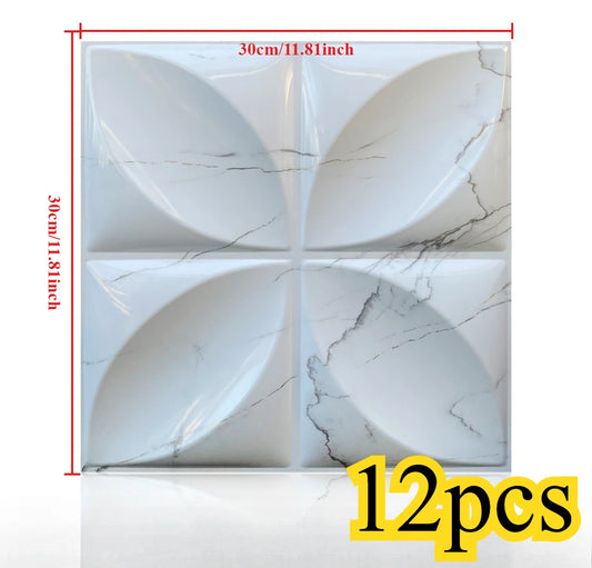 Wallpapers Home Decor 3D PVC Wall Panels - Waterproof Self-Adhesive Mold-Proof Board for Bedroom Living Room