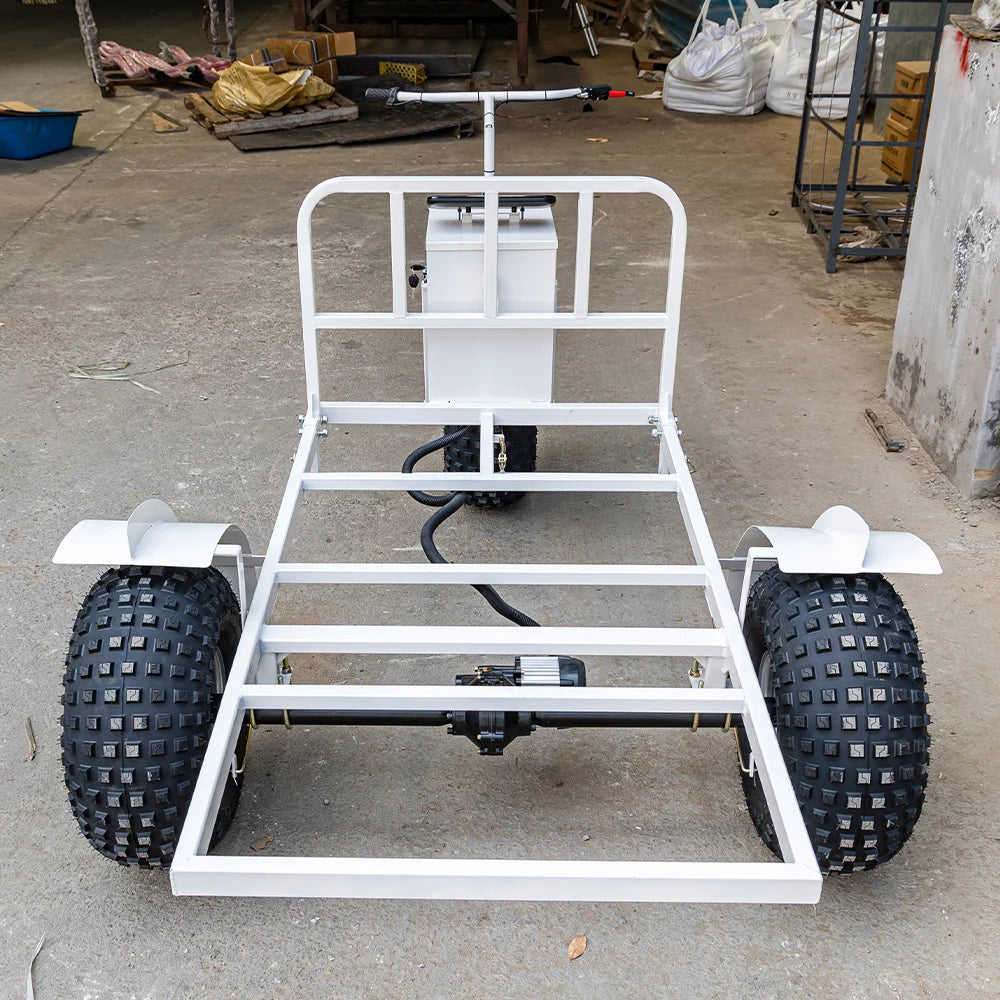 Wholesale Logistics Electric Flat Car Electric Trolley Electric Flat Trolley For Cargo Carrier Transport Flatbed Car