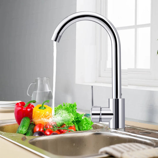 304 Stainless Steel Kitchen Taps Single Lever Kitchen Sink Faucet Hot And Cold Water Vertical Rotatable Water Purifier Faucets