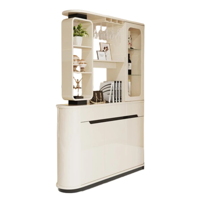 White Wine Drinks Display Cabinet Organizer Shelf Closet Curio Display Cabinet Storage Modern Woonkamer Kasten Furnitures