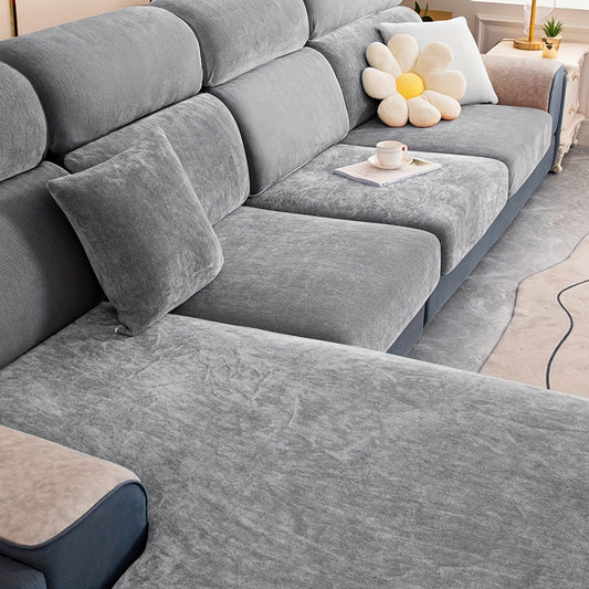 1pc Premium Thickened Sofa Slipcover - Waterproof Furniture Protector for Bedroom, Office, Living Room Home Decor - Stain-Resistant, Easy to Clean, Durable Couch Cover with Soft Brushed Fabric